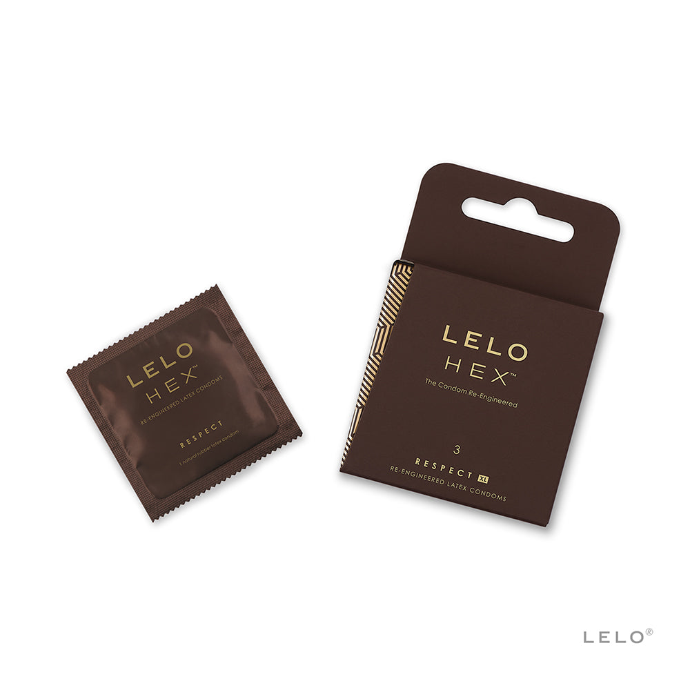 Preservativi HEX Respect XL Confezione da 3 - Lelo
