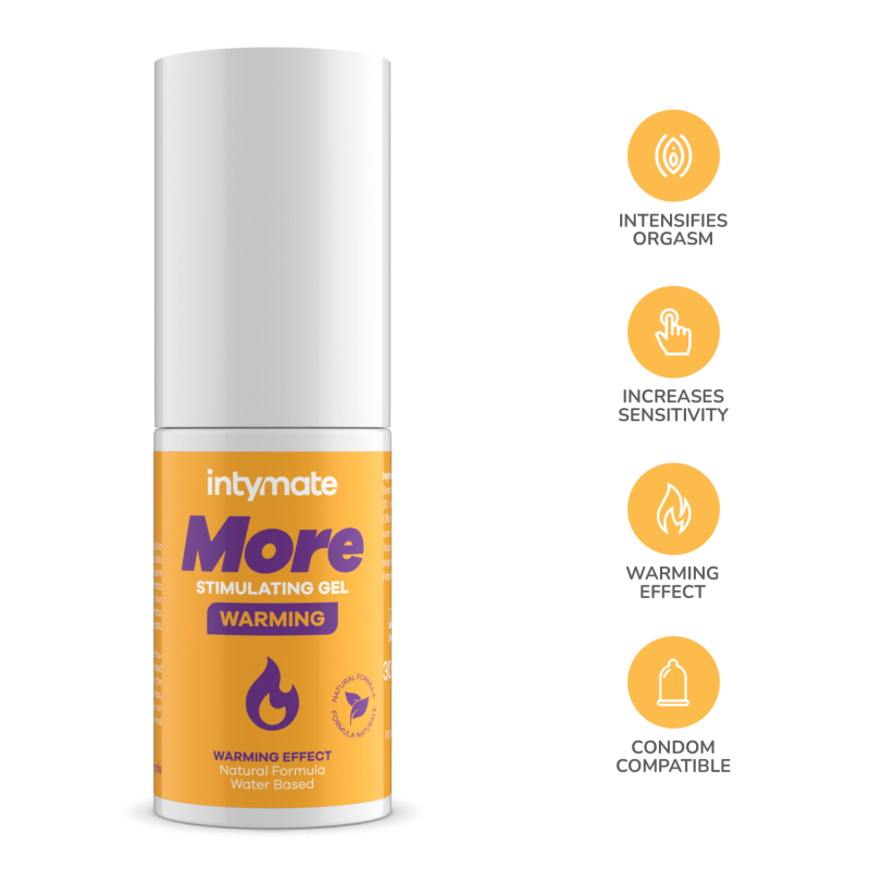Intymate More Warming 30 ml - STIMOLATORE ORGASMO FEMMINILE
