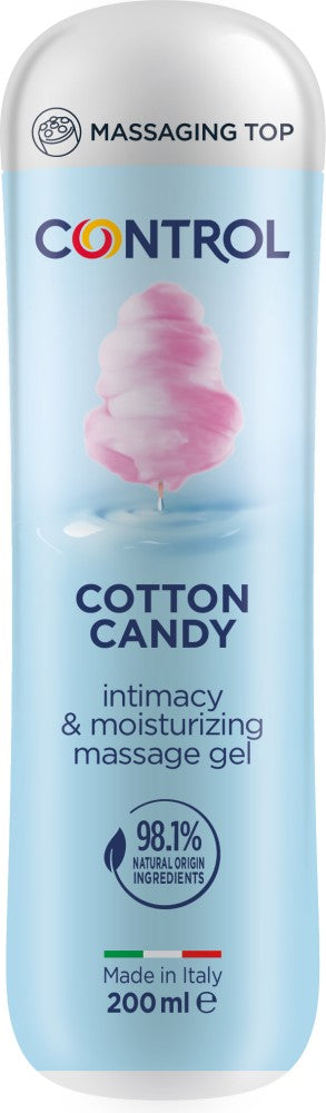 Control 3in1 Cotton Candy – Gel Commestibile Gusto Zucchero Filato Idratante e Lubrificante