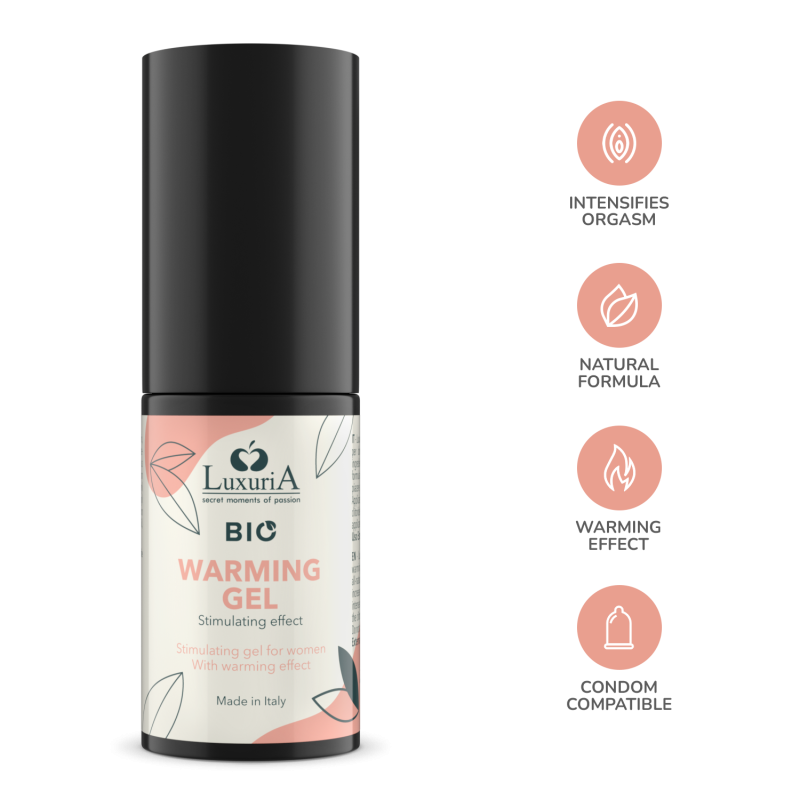 Luxuria BIO Warming gel 30 ml STIMOLATORE ORGASMO FEMMINILE