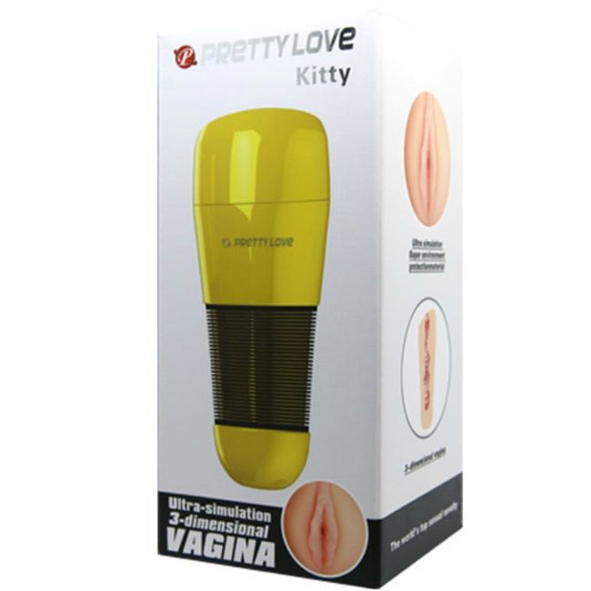 MASTURBATORE MASCHILE GOLDEN - VAGINA REALISTICA