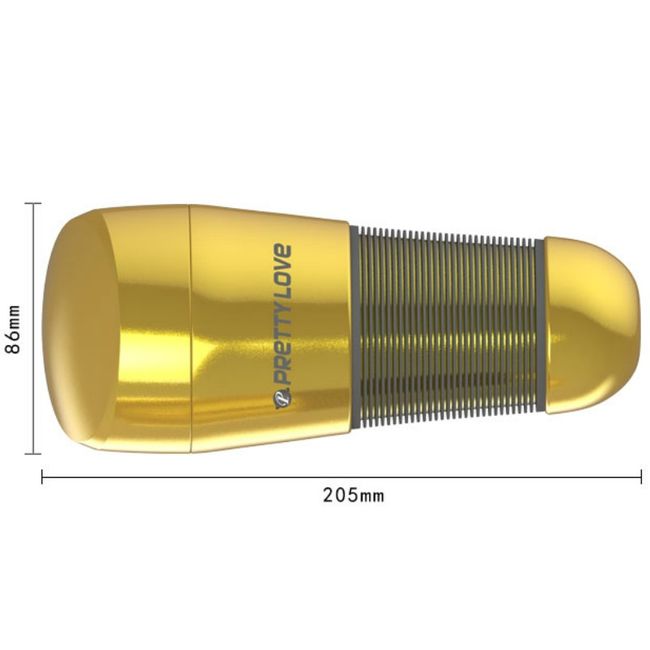 MASTURBATORE MASCHILE GOLDEN - VAGINA REALISTICA
