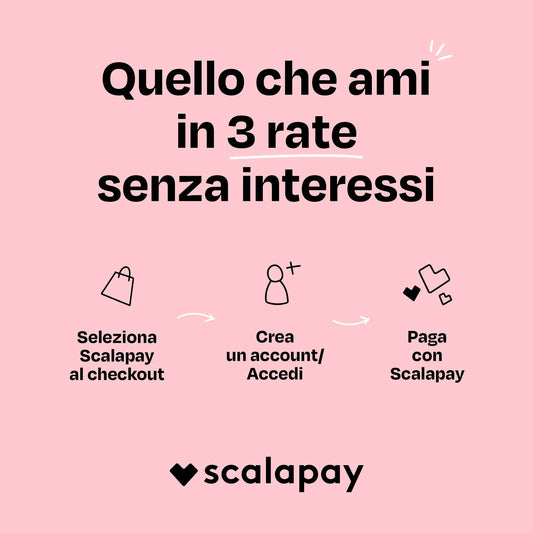 Pagamento sicuro, anonimo e a rate Con Scalapay