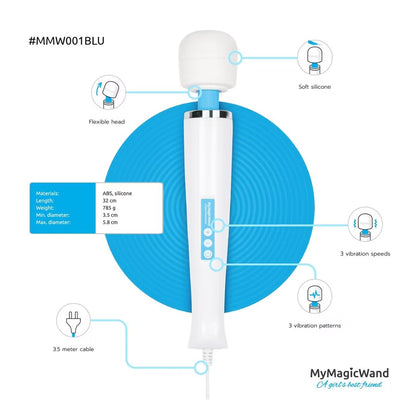 MyMagicWand – Vibratore Wand con 6 Modalità di Vibrazione e Testina in Silicone