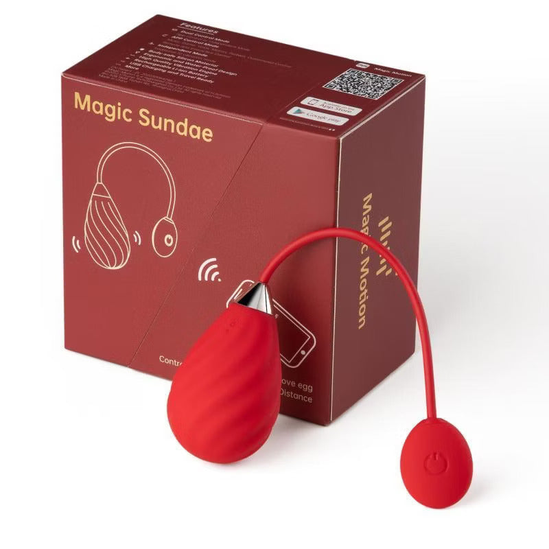 Magic Motion Sundae – Ovetto Vibrante App-Controlled Ricaricabile