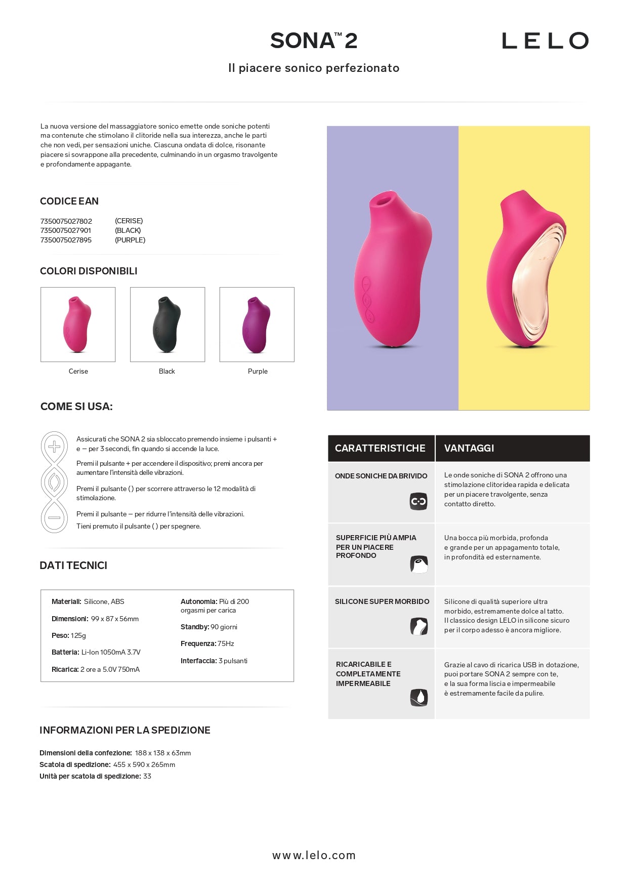 Sona 2 Purple  - Lelo