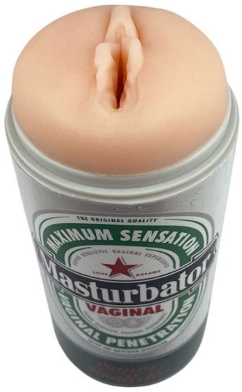Masturbatore vaginale super realistico a forma di birra