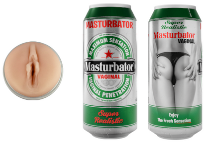 Masturbatore vaginale super realistico a forma di birra
