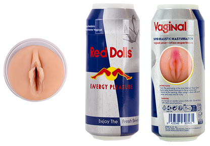 Vagina realistica masturbatore energy drink