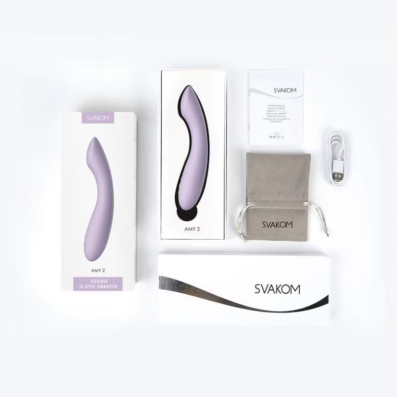 Amy 2 – Vibratore per Punto G e Clitoride Ricaricabile Impermeabile