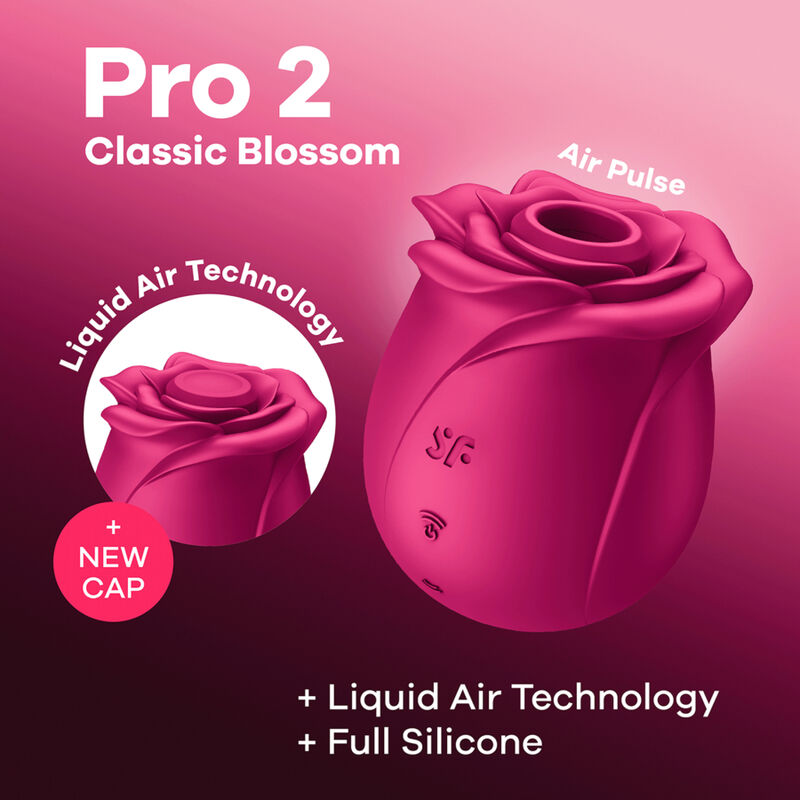 AIR PULSE VIBRATORE PRO 2 CLASSIC BLOSSOM