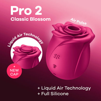 AIR PULSE VIBRATORE PRO 2 CLASSIC BLOSSOM