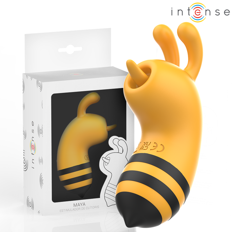 INTENSE - MAYA STIMOLATORE CLITORIDE GIALLO API/NERO