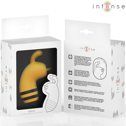 INTENSE - MAYA STIMOLATORE CLITORIDE GIALLO API/NERO