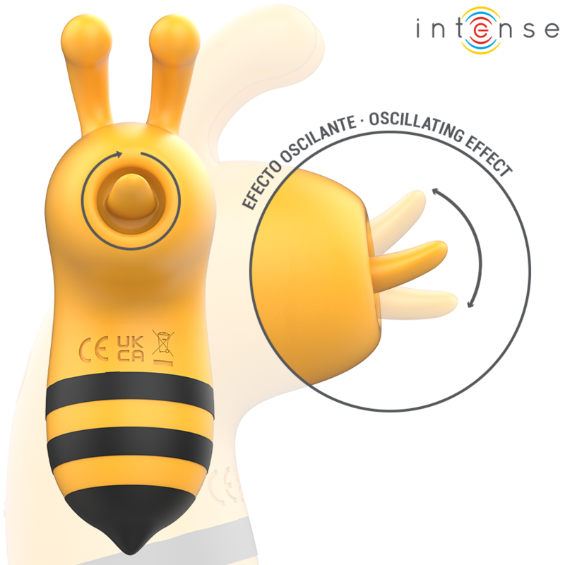 INTENSE - MAYA STIMOLATORE CLITORIDE GIALLO API/NERO