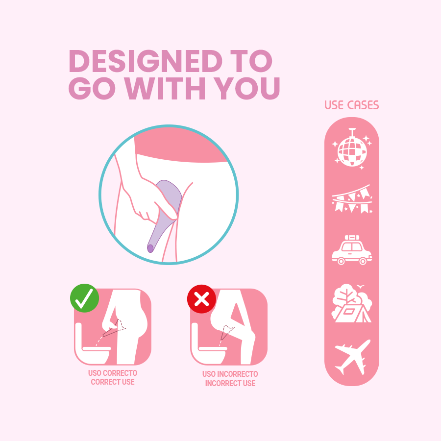 INTIMICHIC - ORINATOIO FEMMINILE PORTATILE MONOUSO KIBI