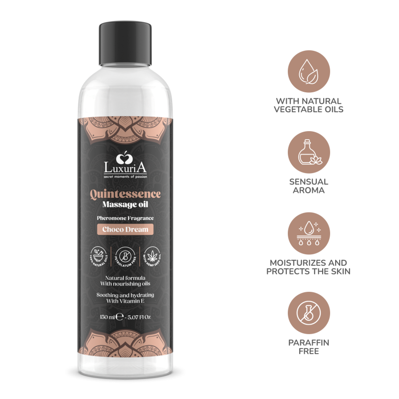 Luxuria Quintessense cioccolato - Olio da massaggio