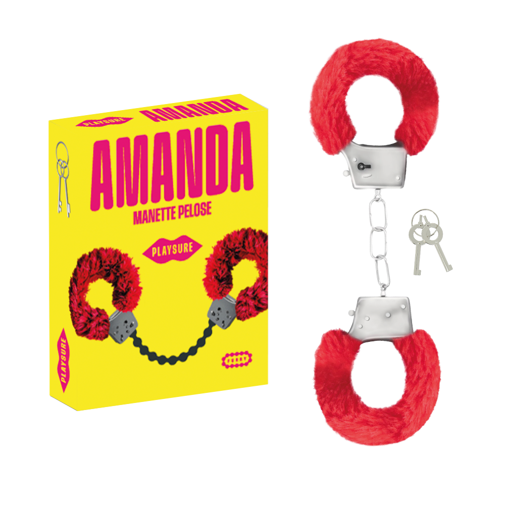 Playsure Amanda – Manette Pelose Regolabili per Giochi di Coppia