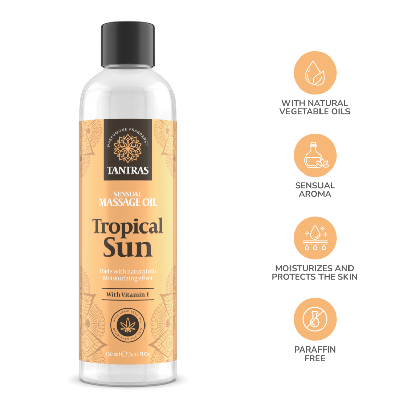 Tantras Tropical Sun - Olio da massaggio