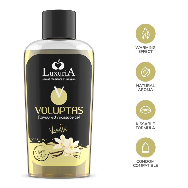 Voluptas Vaniglia - Gel Stimolante da massaggio commestibile