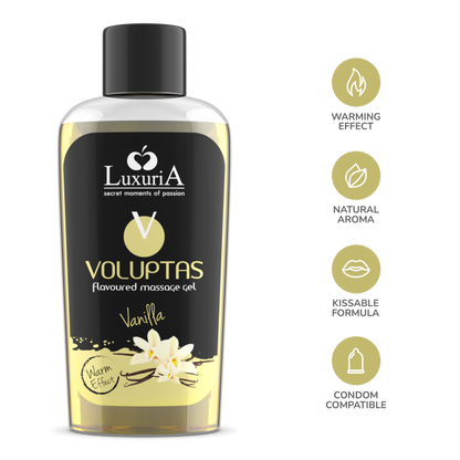 Voluptas Vaniglia - Gel Stimolante da massaggio commestibile