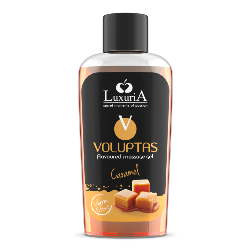 Voluptas Caramello - Gel Stimolante da massaggio commestibile