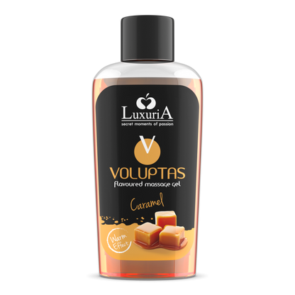 Voluptas Caramello - Gel Stimolante da massaggio commestibile