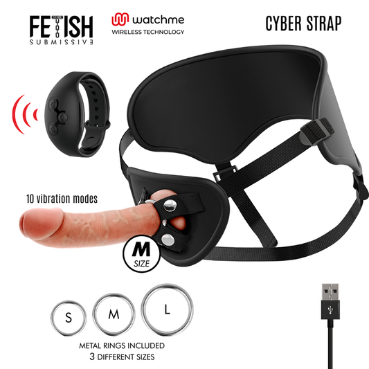 Cyber Strap | Strap-on con Controllo Remoto M size
