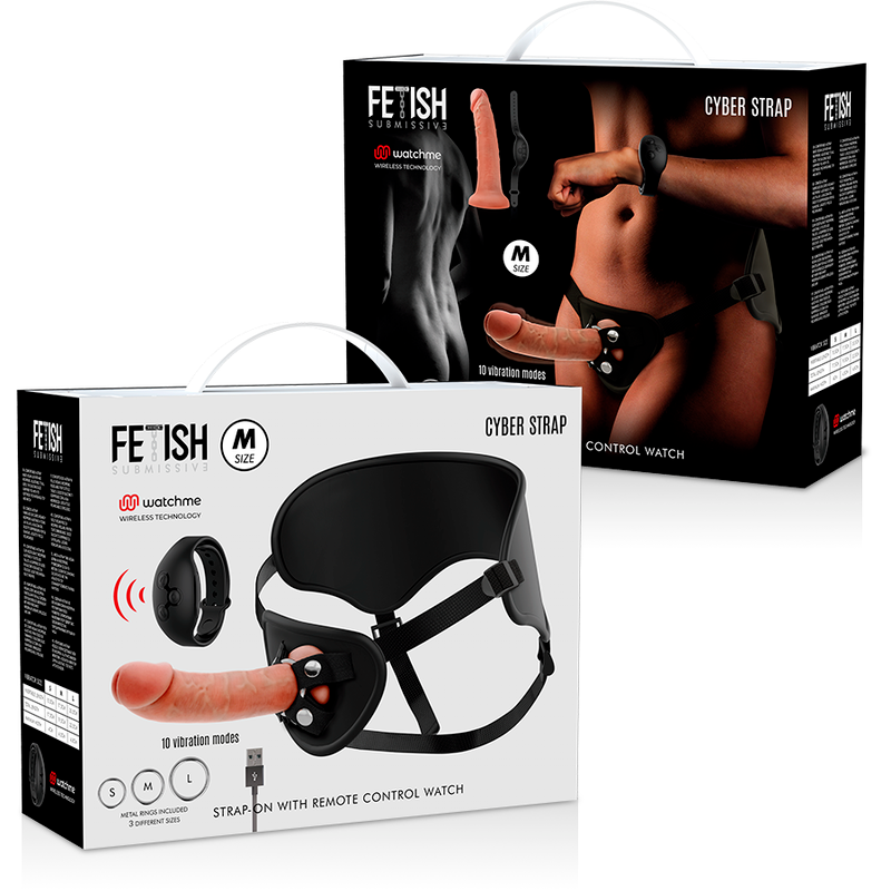 Cyber Strap | Strap-on con Controllo Remoto M size