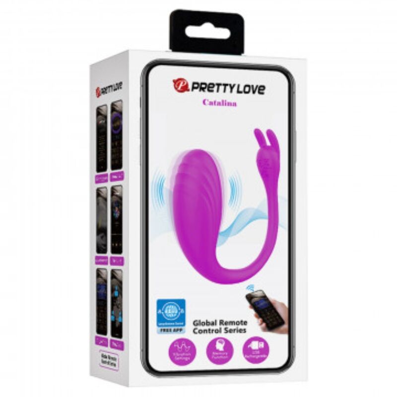 Pretty Love Catalina – Vibratore Telecomandato con Controllo Remoto per Stimolazione Intima