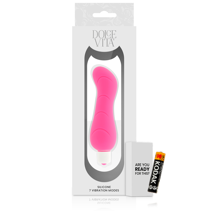 Dolce Vita G-Spot Pink – Vibratore Punto G in Silicone Rosa ad Alta Intensità