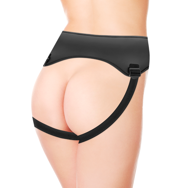 STRAP-ON SAUL SILICONE LIQUIDO CON 3 ANELLI FREE