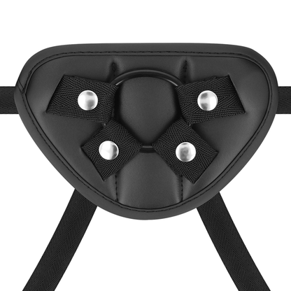 STRAP-ON SAUL SILICONE LIQUIDO CON 3 ANELLI FREE